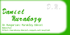 daniel murakozy business card