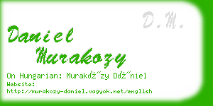 daniel murakozy business card